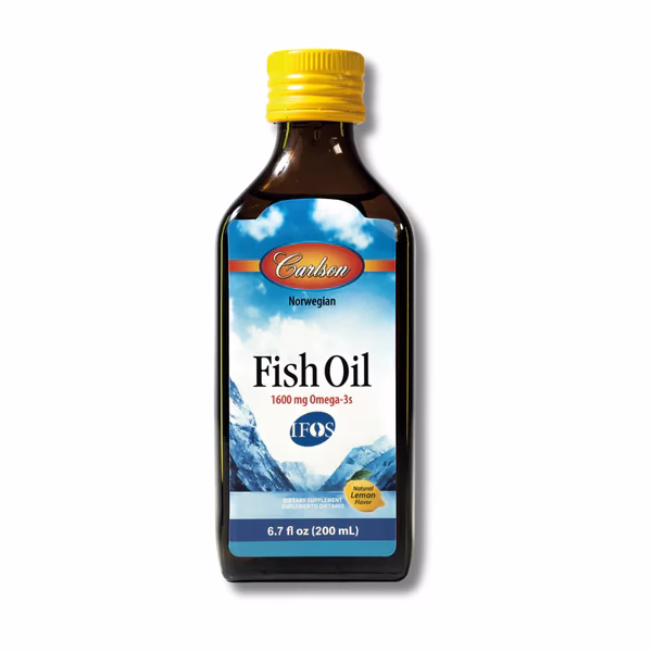 Fish Oil 1600 mg X 200ml Omega 3 Jarrow Formulabs