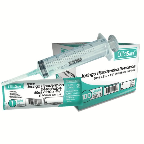 Jeringa Alfa 3P 50 Ml  Alfa Trainning
