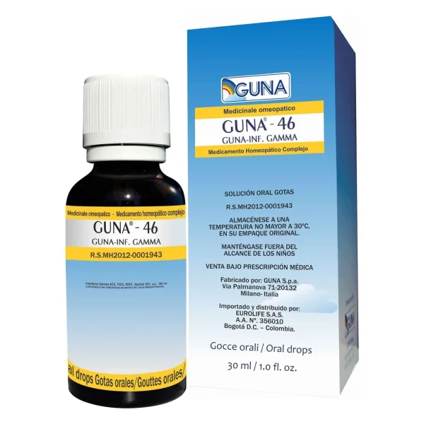 Guna Interferon Gamma 46 Gotas X 30ml - Venta Bajo Formula Medica