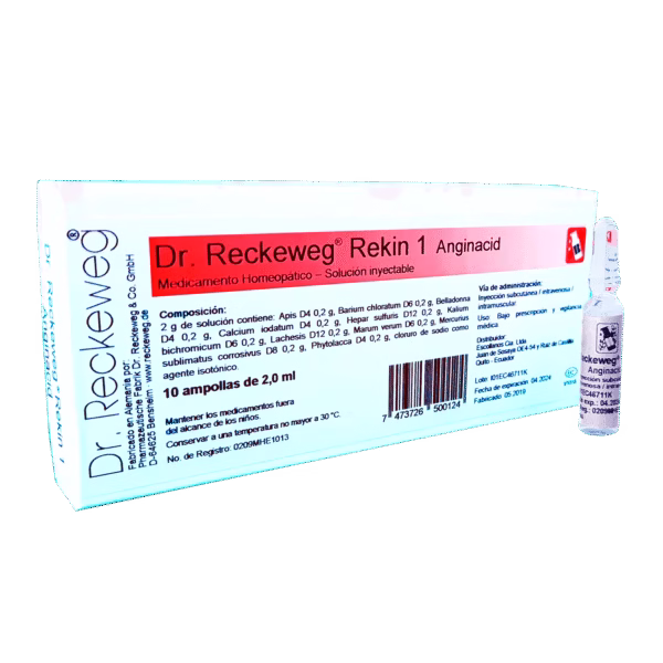 Rekin 1 Anginacid Ampolla x 2.0ml de Dr. Reckeweg