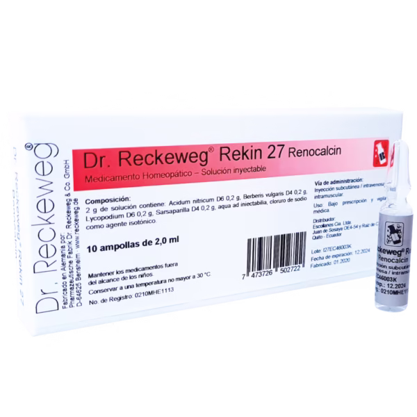 Rekin 27 Renocalcin Ampolla x 2.0ml de Dr. Reckeweg