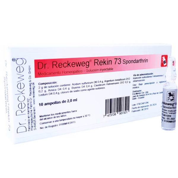 Rekin 73 Spondarthrin Ampolla x 2.0ml de Dr. Reckeweg