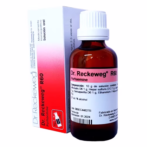 R60 Purhaemine Gotas x50ml de Dr. Reckeweg